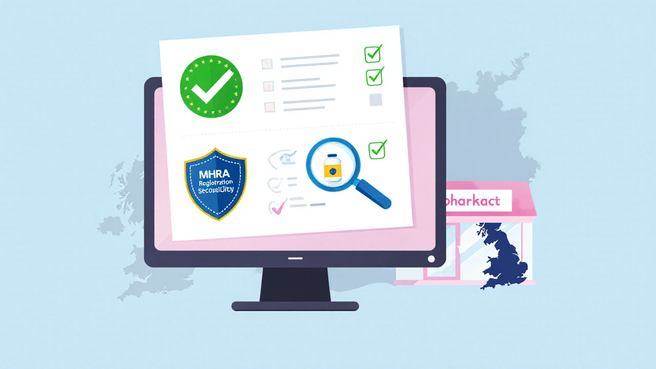 Illustrated checklist with verification icons above a computer monitor.