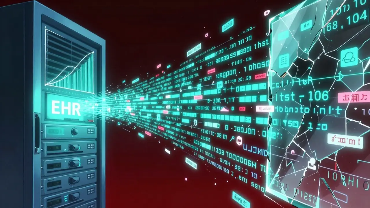 Digital data stream splitting into clinical trial graphs and messy real-world patient records