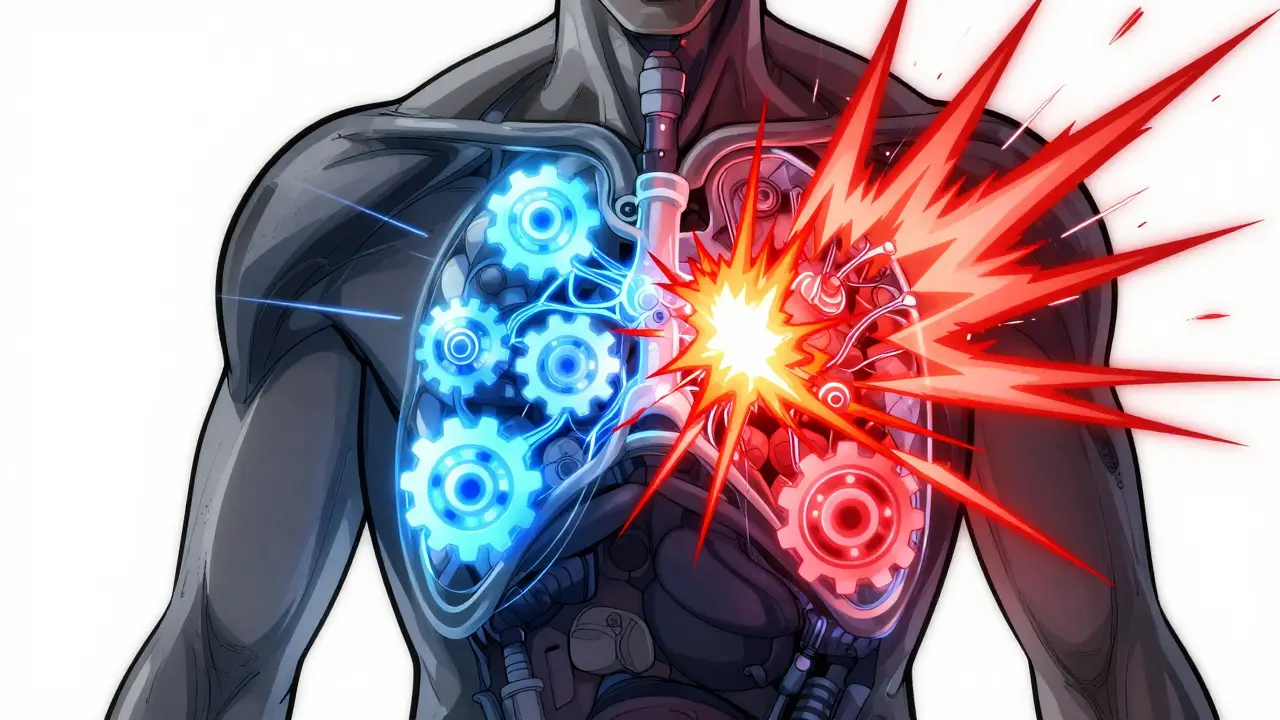 Boichi style illustration of serotonin drug interaction risks